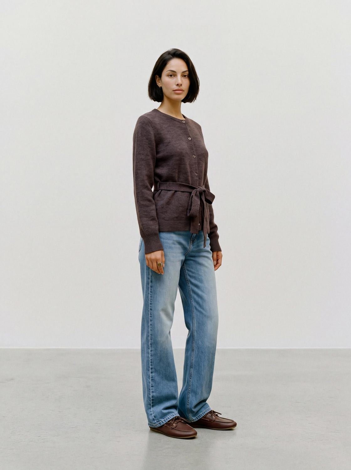 VMTEAK Knitted Cardigan - Chocolate Torte - VERO MODA & VILA Bergvik